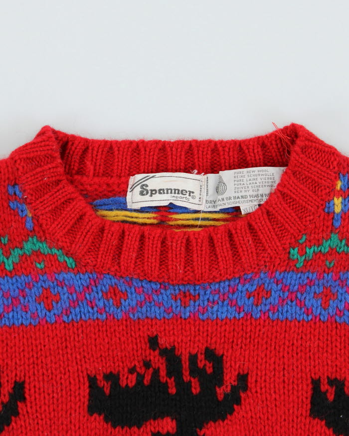 Vintage Spanner Wool Jumper - XL