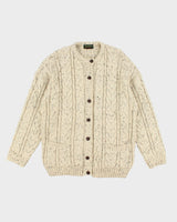 Vintage River View Wool Cardigan - XL