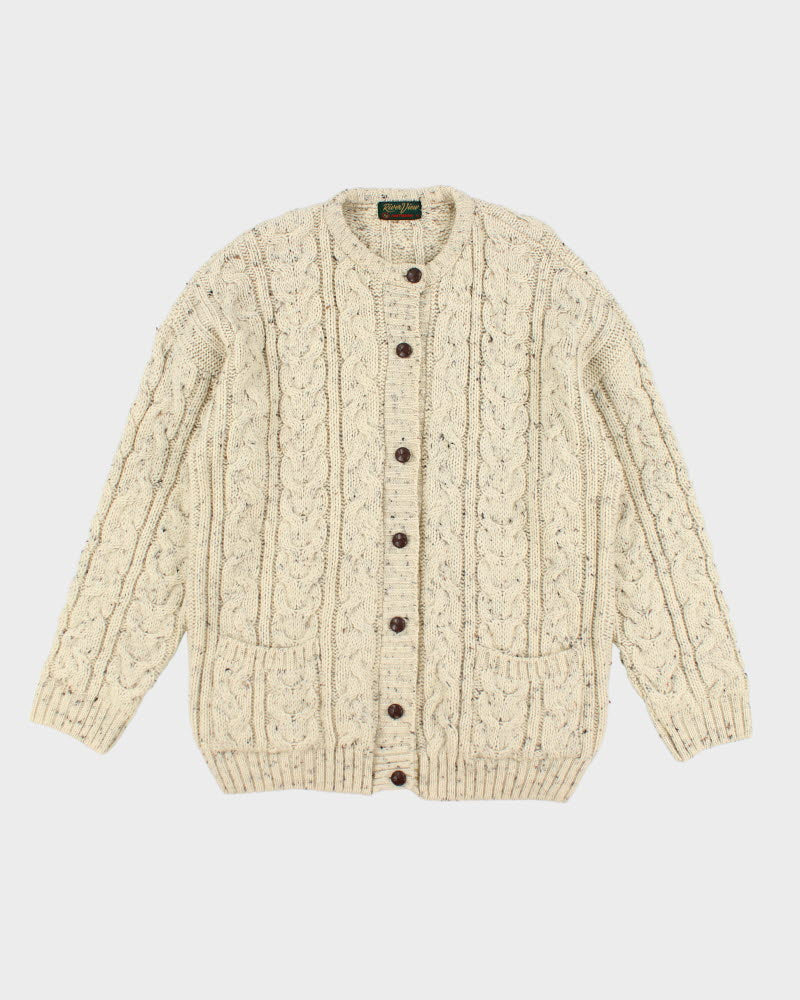 Vintage River View Wool Cardigan - XL