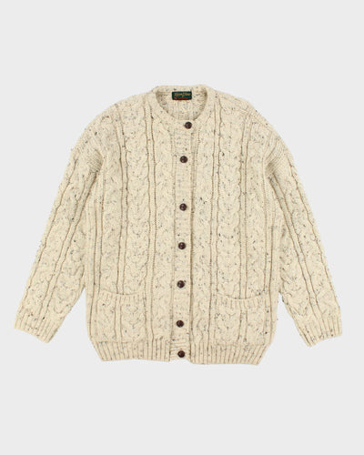 Vintage River View Wool Cardigan - XL