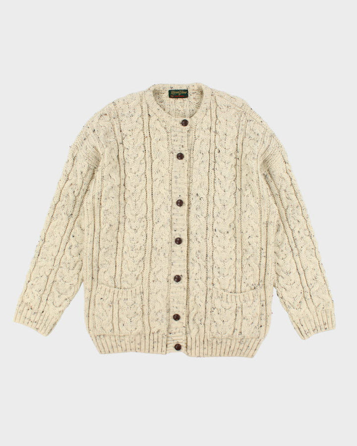 Vintage River View Wool Cardigan - XL