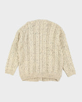 Vintage River View Wool Cardigan - XL