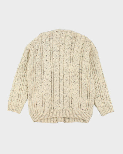 Vintage River View Wool Cardigan - XL