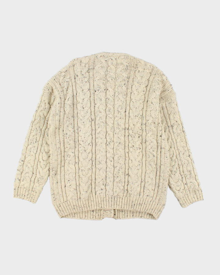 Vintage River View Wool Cardigan - XL