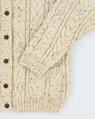 Vintage River View Wool Cardigan - XL