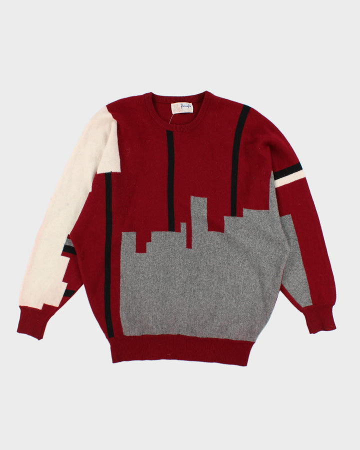 Vintage Pringle Lambswool Jumper - M