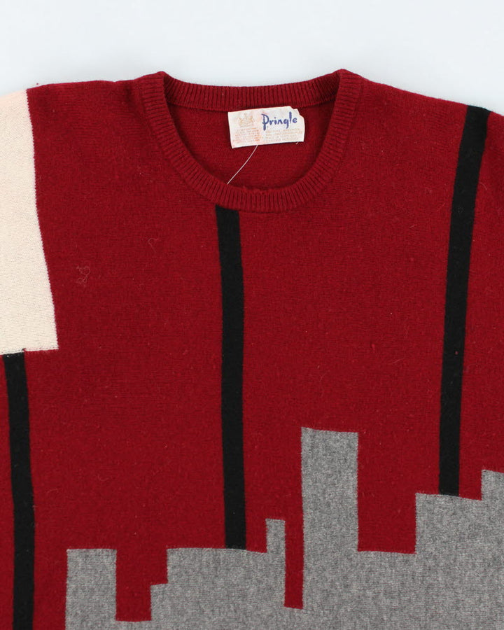 Vintage Pringle Lambswool Jumper - M