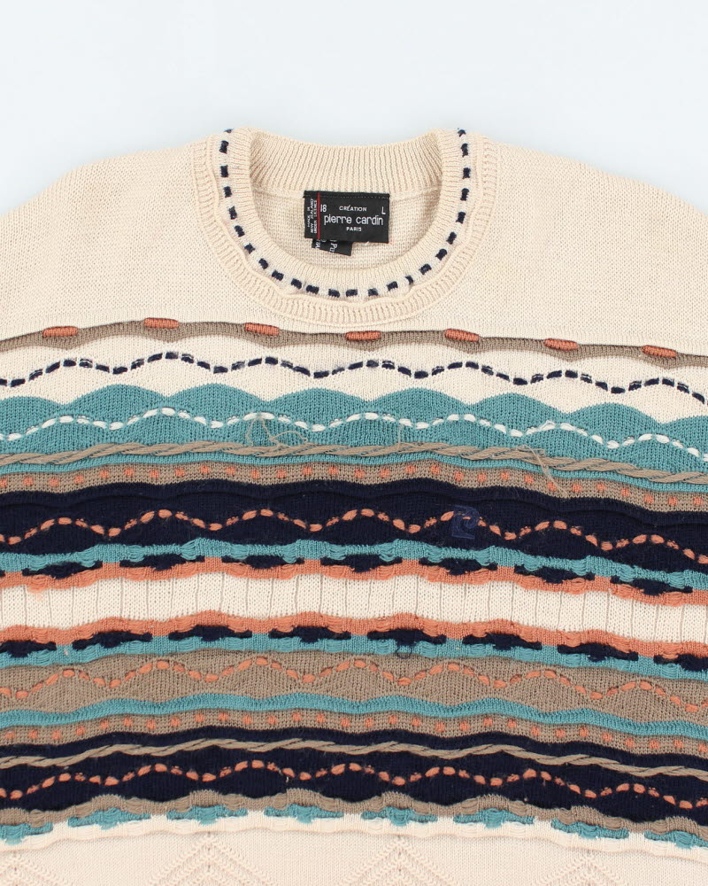 Vintage Pierre Cardin Wool Jumper L Rokit