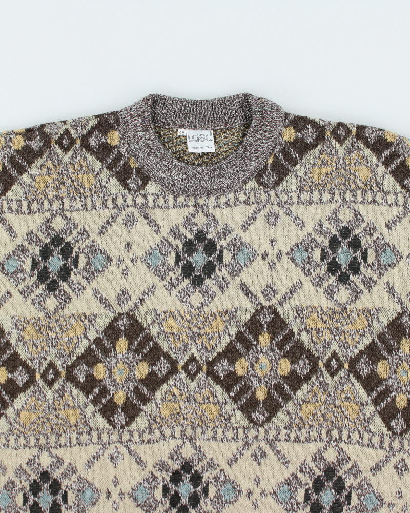 Vintage Lasa Wool Blend Jumper - M