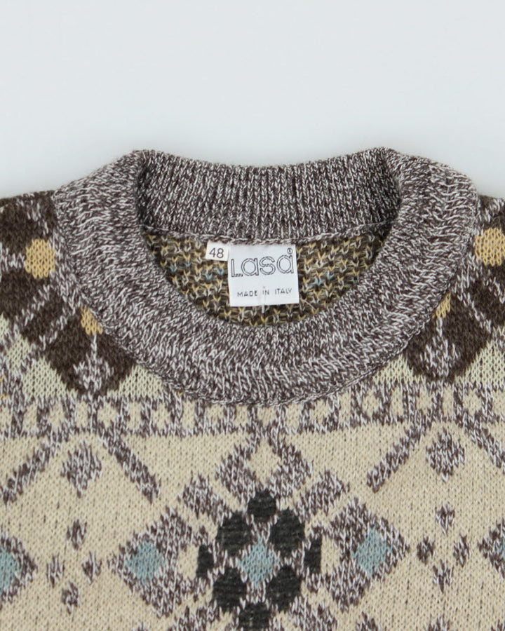 Vintage Lasa Wool Blend Jumper - M