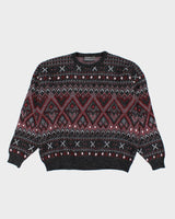 Vintage Carrington Sparkly Knit Jumper - L