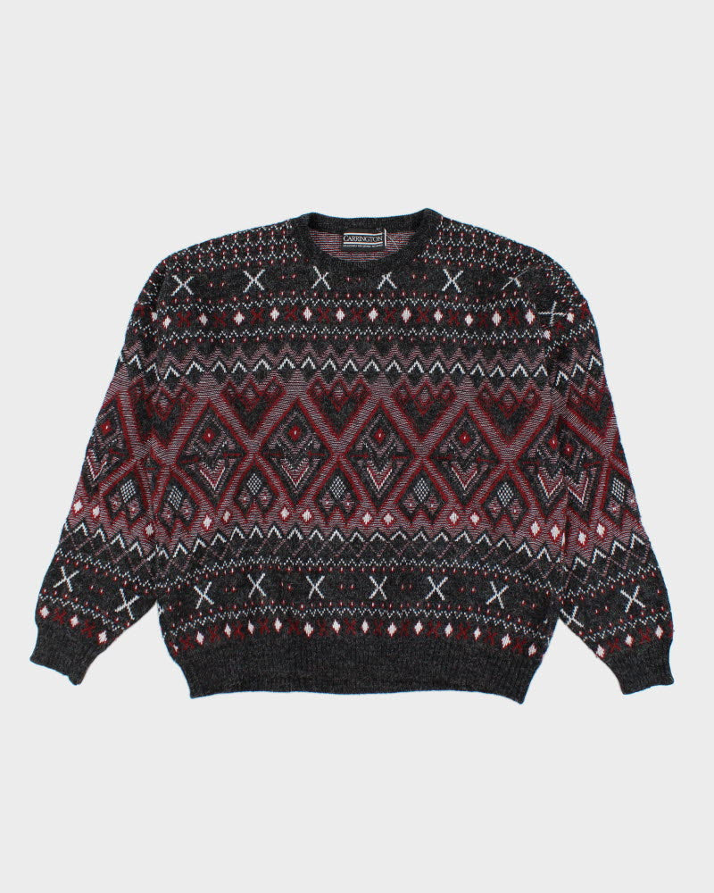 Vintage Carrington Sparkly Knit Jumper - L