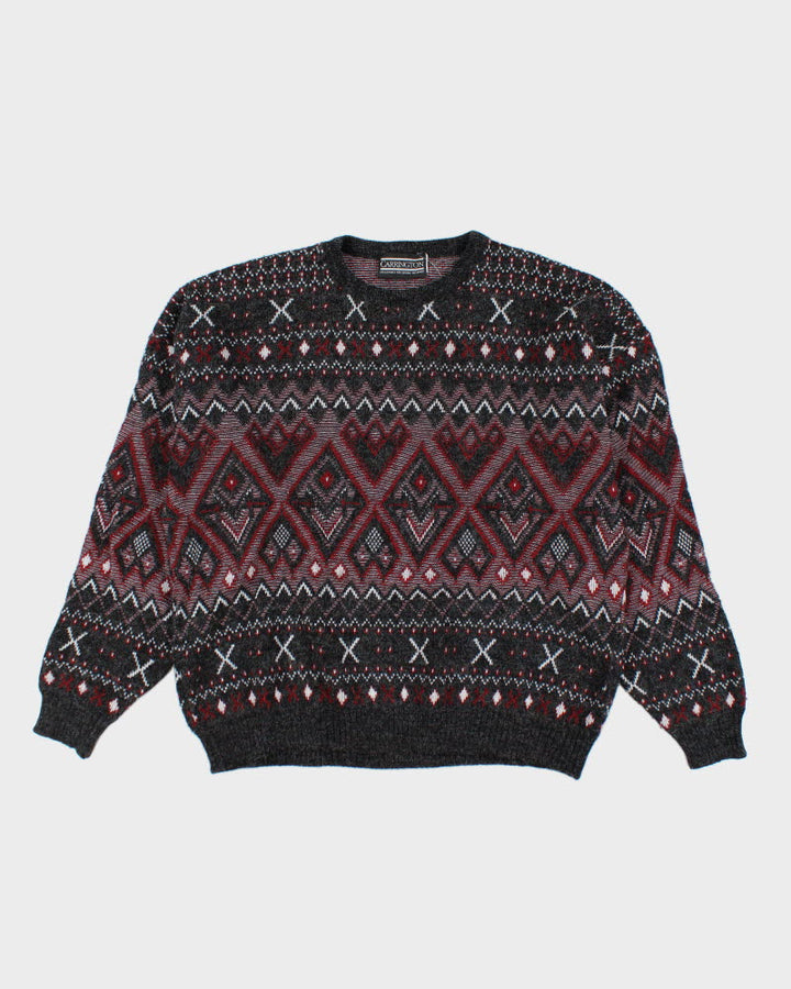 Vintage Carrington Sparkly Knit Jumper - L