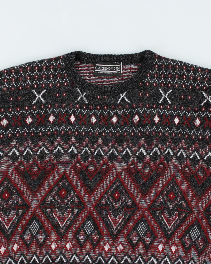 Vintage Carrington Sparkly Knit Jumper - L