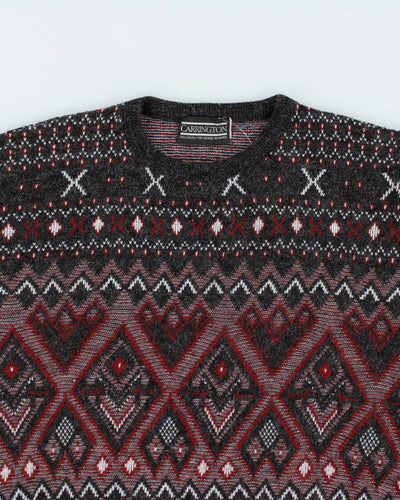 Vintage Carrington Sparkly Knit Jumper - L