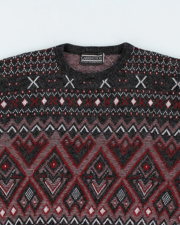 Vintage Carrington Sparkly Knit Jumper - L