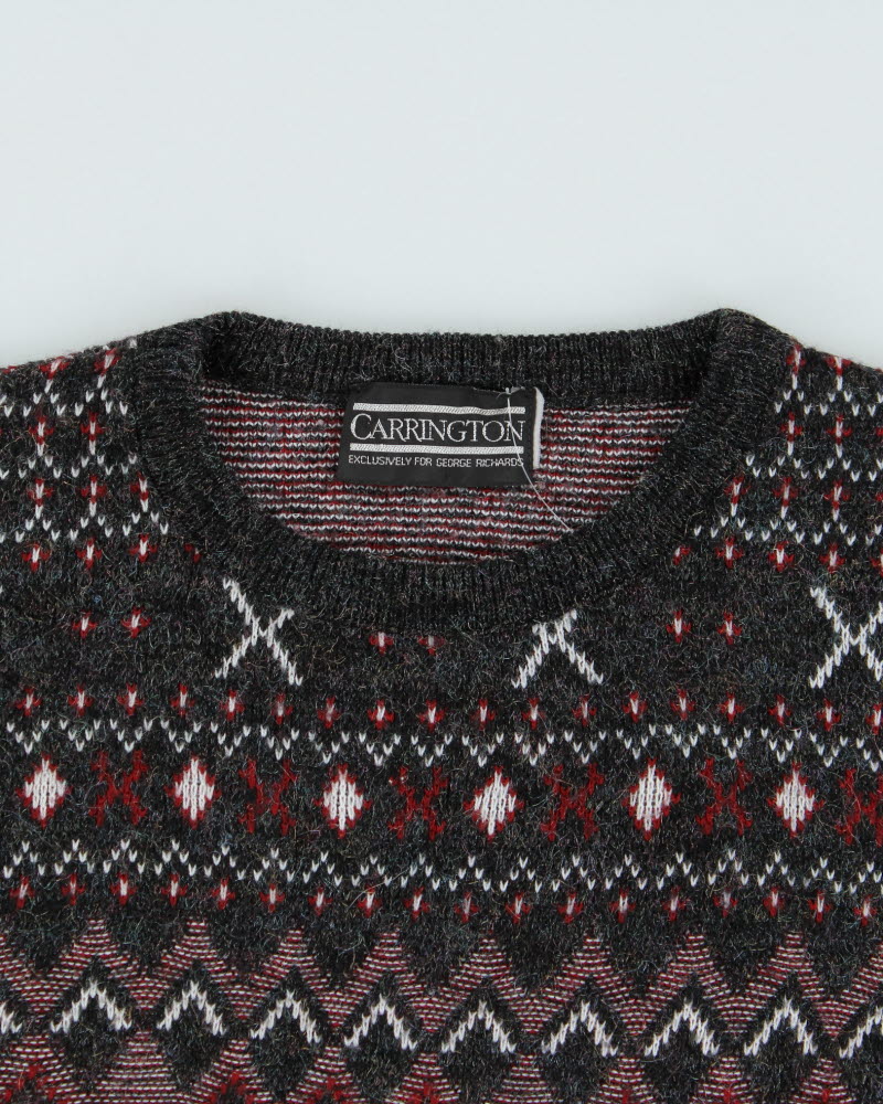 Vintage Carrington Sparkly Knit Jumper - L