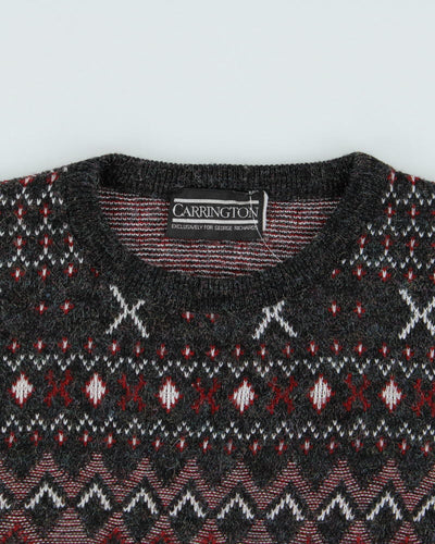 Vintage Carrington Sparkly Knit Jumper - L