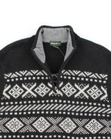 Eddie Bauer Lambswool Quarter-zip Jumper - L
