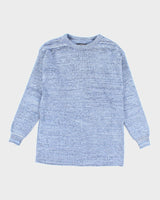 Pollen Blue Wool Blend Knit Jumper - M