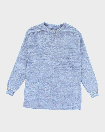 Pollen Blue Wool Blend Knit Jumper - M