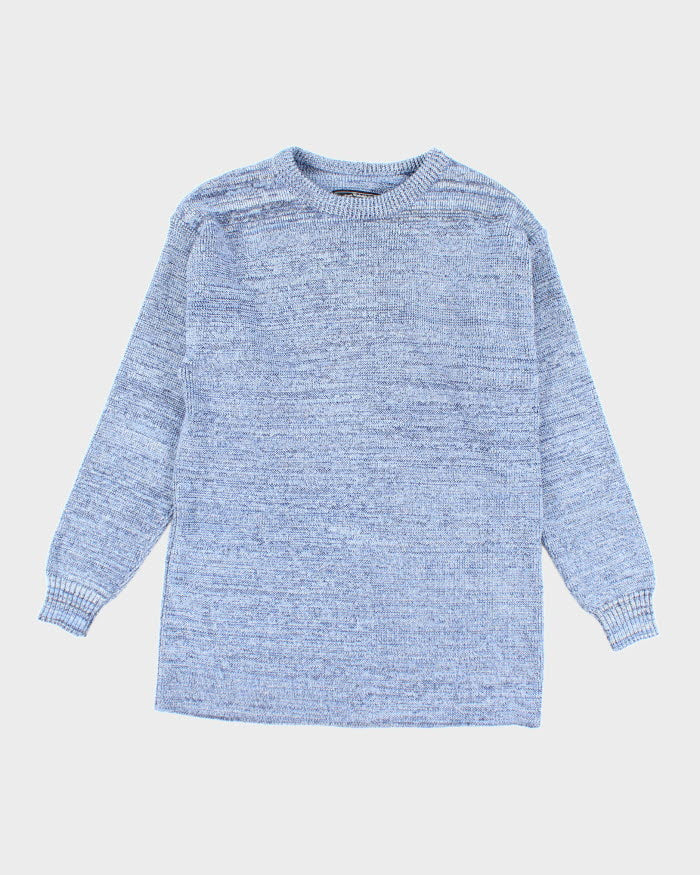 Pollen Blue Wool Blend Knit Jumper - M