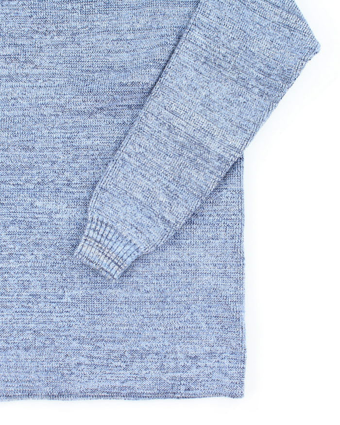 Pollen Blue Wool Blend Knit Jumper - M