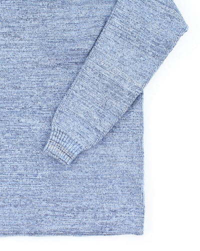 Pollen Blue Wool Blend Knit Jumper - M