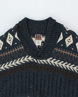 Vintage Wool &amp; Silk Blend Knit Jumper - XL