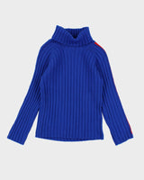 Vintage Y2K Dolce &amp; Gabbana Roll Neck Knitted Jumper - S