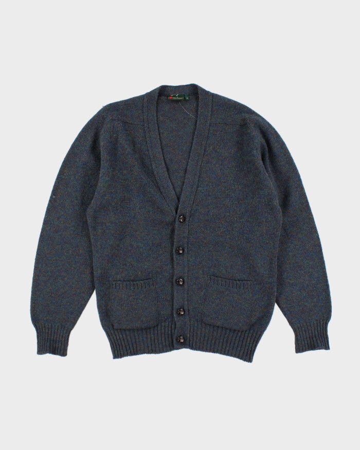 Vintage 90's Pure Wool Button Up Cardigan - L