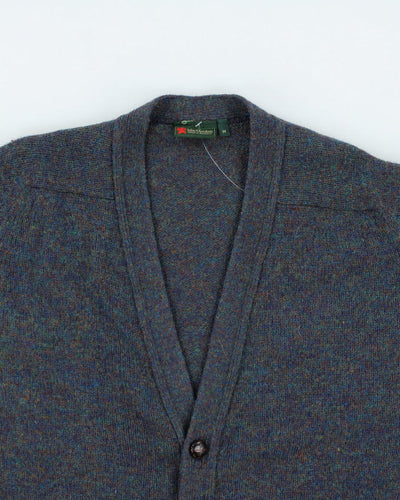 Vintage 90's Pure Wool Button Up Cardigan - L