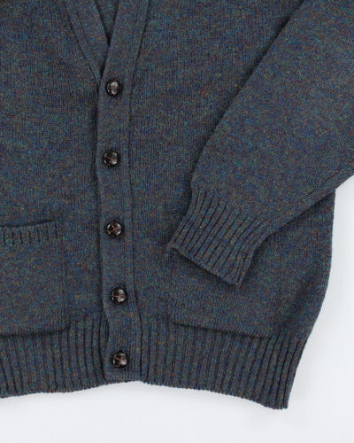 Vintage 90's Pure Wool Button Up Cardigan - L