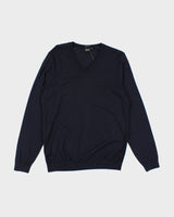 Vintage Hugo Boss Lightweight V-Neck Jumper - L