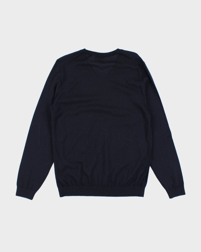 Vintage Hugo Boss Lightweight V-Neck Jumper - L