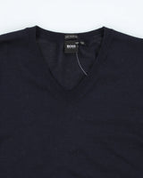 Vintage Hugo Boss Lightweight V-Neck Jumper - L