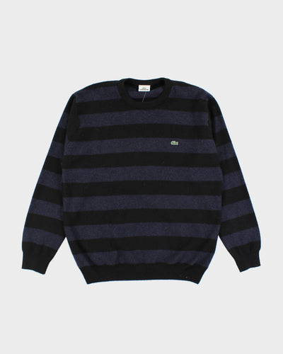 Vintage Lacoste Chunky Striped Knit Jumper - L