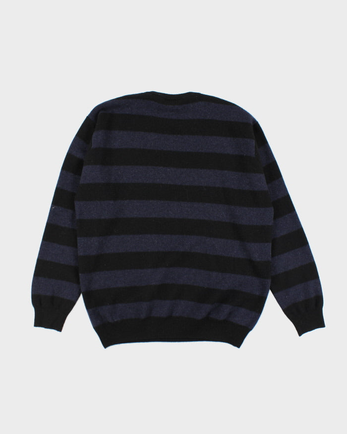 Vintage Lacoste Chunky Striped Knit Jumper - L