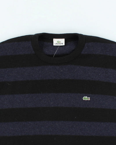 Vintage Lacoste Chunky Striped Knit Jumper - L