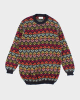 Vintage 90's United Colours of Benetton Chunky Knit Jumper - L