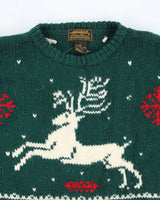 Vintage 90's Eddie Bauer Chunky Christmas Knit Jumper - L