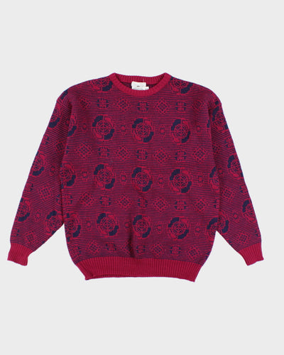 Vintage 90's Christian Dior Chunky Wool Knit Jumper - XL