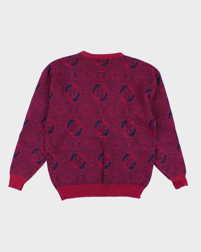 Vintage 90's Christian Dior Chunky Wool Knit Jumper - XL