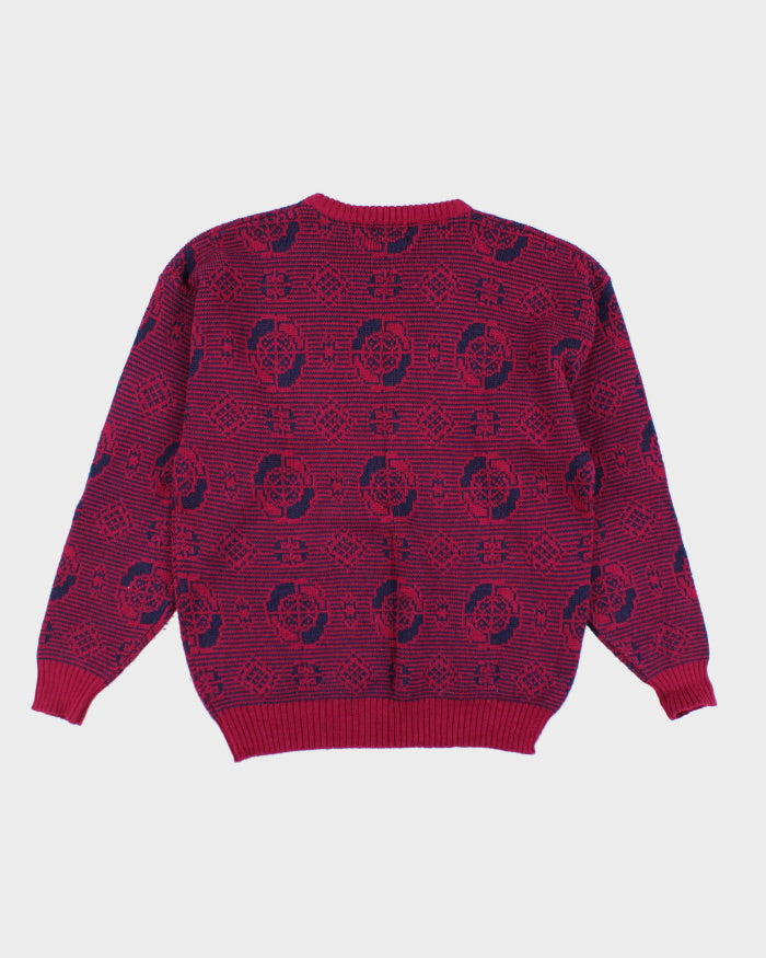 Vintage 90's Christian Dior Chunky Wool Knit Jumper - XL
