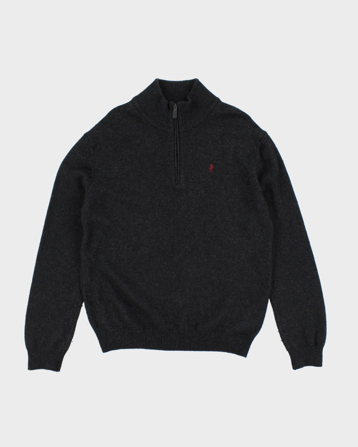 Vintage 90's Marlboro Classics Chunky Quarter Zip Jumper- L