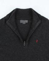 Vintage 90's Marlboro Classics Chunky Quarter Zip Jumper- L