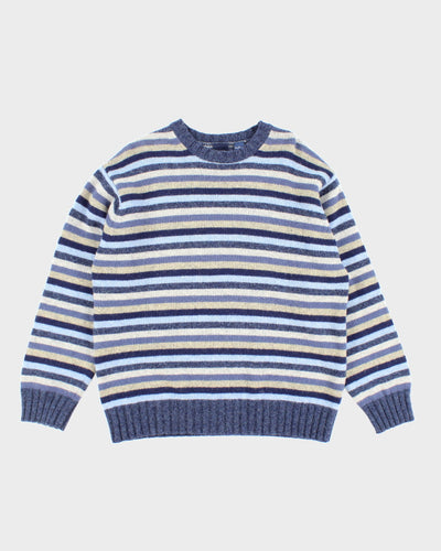Vintage 2000's GAP Striped Chunky Knit Jumper - L