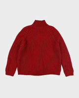 Vintage 90's Massimo Dutti Patterned Knit Jumper - L