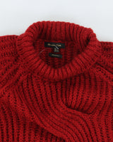 Vintage 90's Massimo Dutti Patterned Knit Jumper - L