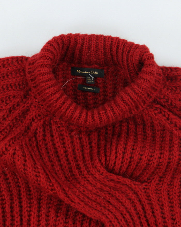 Vintage 90's Massimo Dutti Patterned Knit Jumper - L